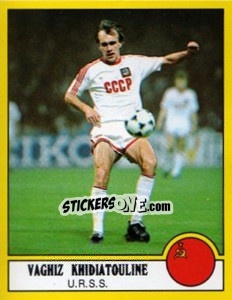 Sticker Vaghiz Khidiatouline - FOOT 1988-1989 n. 384 - Panini