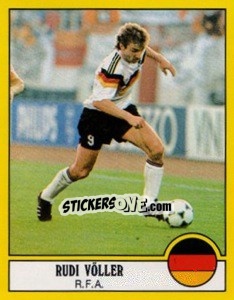 Sticker Rudi Voller - FOOT 1988-1989 n. 389 - Panini