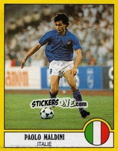 Sticker Paolo Maldini - FOOT 1988-1989 n. 390 - Panini