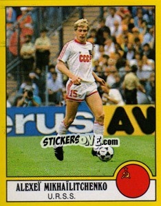 Sticker Alexei Mikhailichenko - FOOT 1988-1989 - Panini