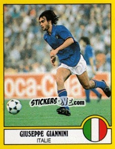 Sticker Giuseppe Giannini - FOOT 1988-1989 n. 395 - Panini