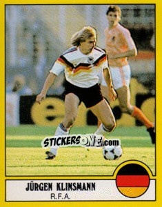 Cromo Jurgen Klinsmann - FOOT 1988-1989 - Panini