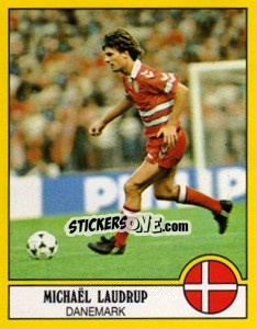 Sticker Michael Laudrup - FOOT 1988-1989 n. 398 - Panini