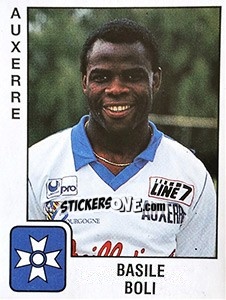 Cromo Basile Boli - FOOT 1989-1990 - Panini