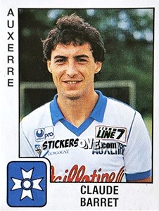 Cromo Claude Barret - FOOT 1989-1990 n. 6 - Panini