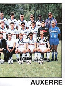Sticker Equipe Partie B - FOOT 1989-1990 n. 9 - Panini