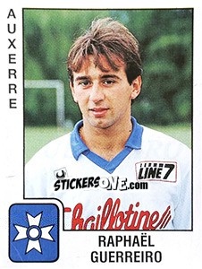 Sticker Raphaël Guerreiro - FOOT 1989-1990 n. 11 - Panini