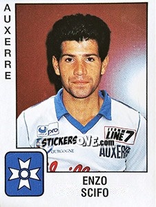 Sticker Enzo Scifo - FOOT 1989-1990 n. 12 - Panini