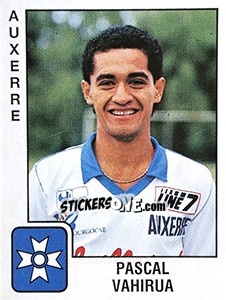 Sticker Pascal Vahirua - FOOT 1989-1990 n. 15 - Panini