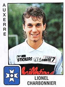Sticker Lionel Charbonnier - FOOT 1989-1990 n. 16 - Panini