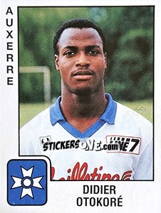 Sticker Didier Otokoré - FOOT 1989-1990 - Panini