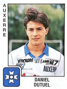 Sticker Daniel Dutuel - FOOT 1989-1990 n. 18 - Panini