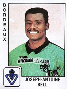 Sticker Joseph Antoine Bell - FOOT 1989-1990 - Panini