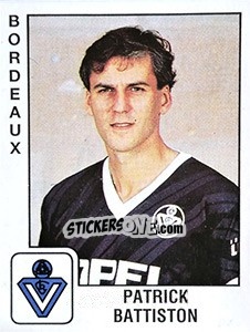 Sticker Patrick Battiston - FOOT 1989-1990 - Panini