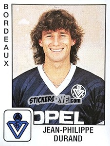 Sticker Jean Philippe Durand - FOOT 1989-1990 n. 29 - Panini