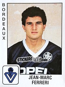 Cromo Jean Marc Ferreri - FOOT 1989-1990 n. 30 - Panini