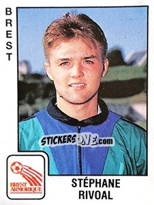 Sticker Stéphane Rivoal - FOOT 1989-1990 n. 39 - Panini