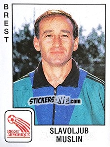 Cromo Slavoljub Muslin - FOOT 1989-1990 - Panini