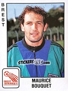 Figurina Maurice Bouquet - FOOT 1989-1990 - Panini