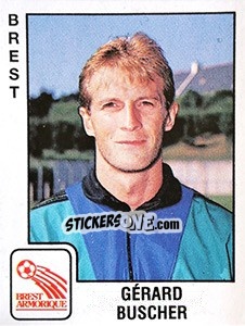 Sticker Gérard Buscher - FOOT 1989-1990 n. 50 - Panini