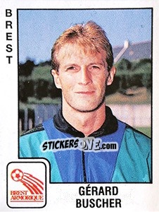 Sticker Gérard Buscher - FOOT 1989-1990 - Panini