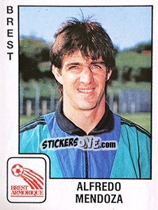 Figurina Alfredo Mendoza - FOOT 1989-1990 - Panini