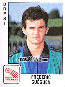 Sticker Frédéric Guéguen - FOOT 1989-1990 n. 52 - Panini