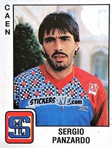 Figurina Sergio Panzardo - FOOT 1989-1990 - Panini