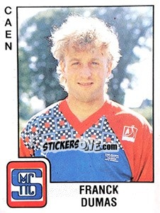 Figurina Franck Dumas - FOOT 1989-1990 - Panini