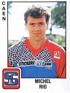 Figurina Michel Rio - FOOT 1989-1990 - Panini