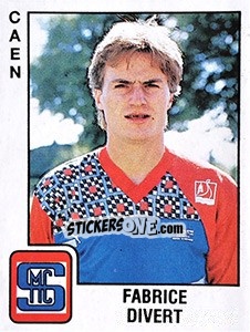 Sticker Fabrice Divert - FOOT 1989-1990 - Panini