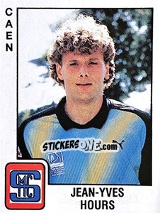 Figurina Jean Yves Hours - FOOT 1989-1990 - Panini