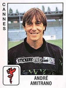 Sticker André Amitrano - FOOT 1989-1990 - Panini