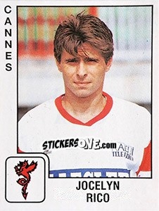 Figurina Jocelyn Rico - FOOT 1989-1990 - Panini