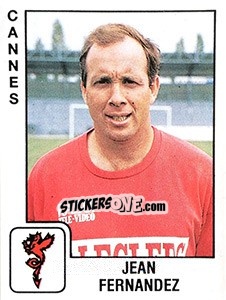 Sticker Jean Fernandez - FOOT 1989-1990 n. 82 - Panini