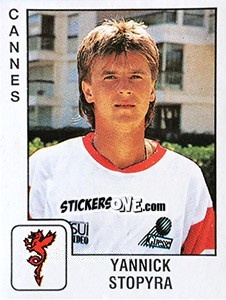 Sticker Yannick Stopyra - FOOT 1989-1990 - Panini