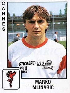 Sticker Marko Mlinaric - FOOT 1989-1990 - Panini