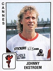 Sticker Johnny Ekstroem - FOOT 1989-1990 - Panini