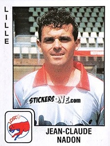 Sticker Jean claude Nadon - FOOT 1989-1990 n. 92 - Panini