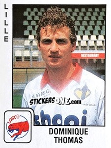 Figurina Dominique Thomas - FOOT 1989-1990 n. 94 - Panini