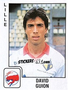 Sticker David Guion - FOOT 1989-1990 - Panini