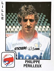 Cromo Philippe Périlleux - FOOT 1989-1990 - Panini