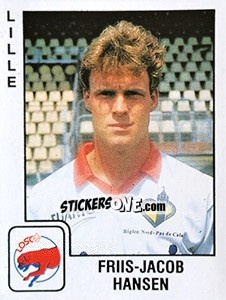 Sticker Friis Jacob Hansen - FOOT 1989-1990 - Panini