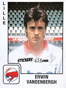 Figurina Erwin Vandenbergh - FOOT 1989-1990 - Panini