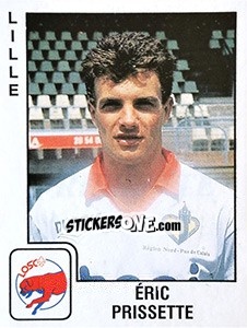 Sticker Eric Prissette - FOOT 1989-1990 - Panini