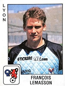 Sticker François Lemasson - FOOT 1989-1990 - Panini
