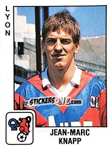 Sticker Jean Marc Knapp - FOOT 1989-1990 n. 111 - Panini