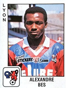 Sticker Alexandre Bes - FOOT 1989-1990 - Panini