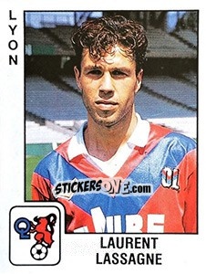 Sticker Laurent Lassagne - FOOT 1989-1990 - Panini