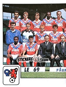 Sticker Equipe Partie A - FOOT 1989-1990 - Panini